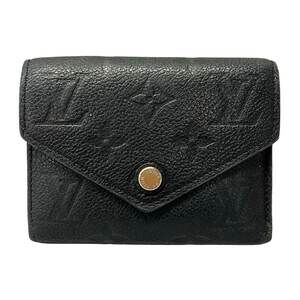 Louis Vuitton Portefeuille Victorine Monogram Empreinte Trifold Wallet M83590